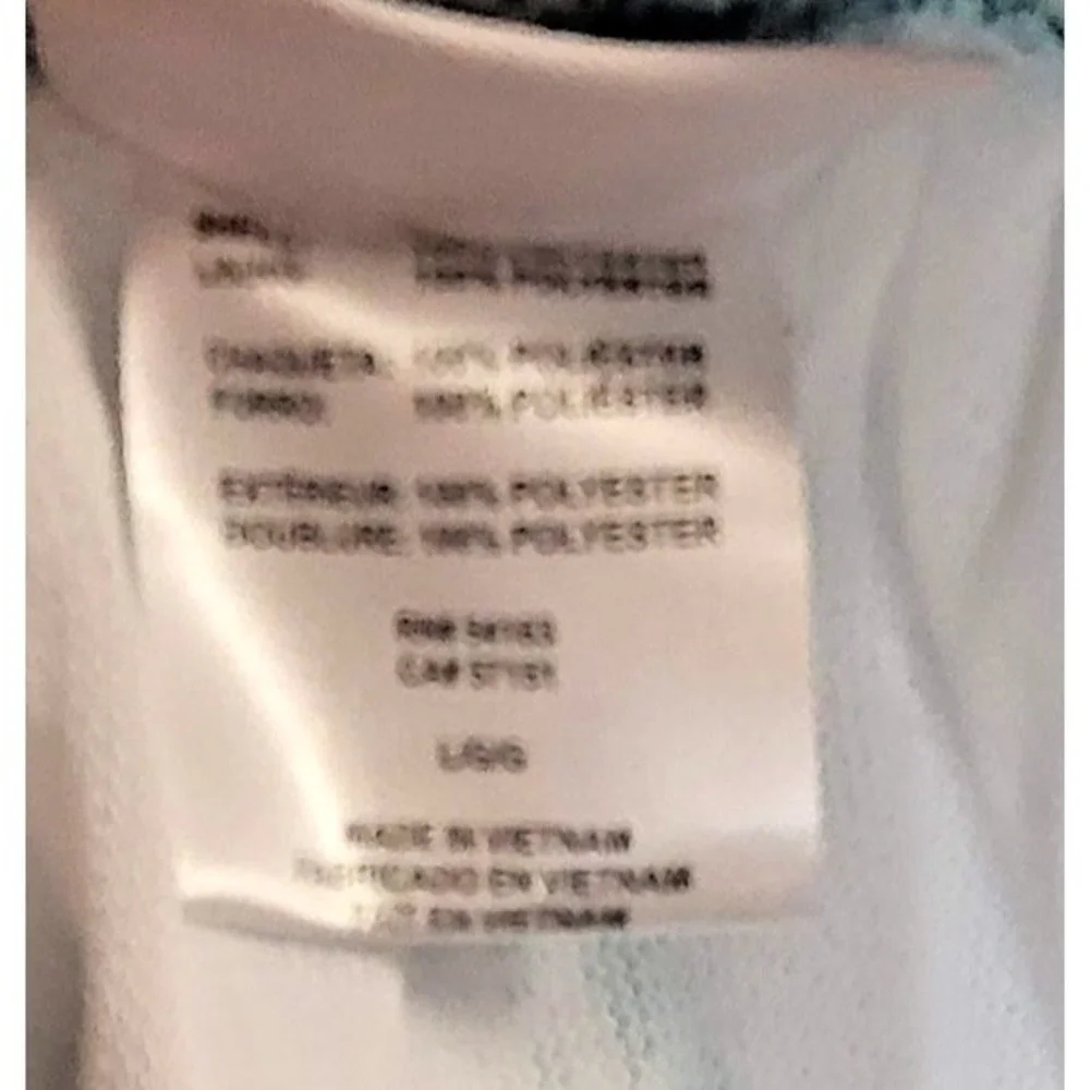 Calvin Klein Swim Trunks Mens Large Blue White Ombre Dot Swim Shorts Mesh Travel